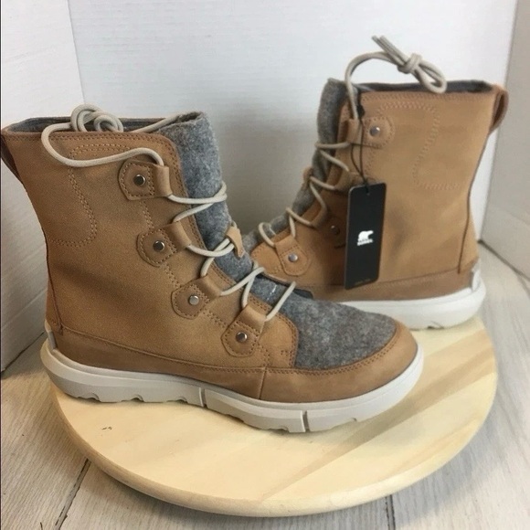 SOREL WOMENS EXPLORER II JOAN WATERPROOF BOOTS SIZE 10 New! - Picture 2 of 7